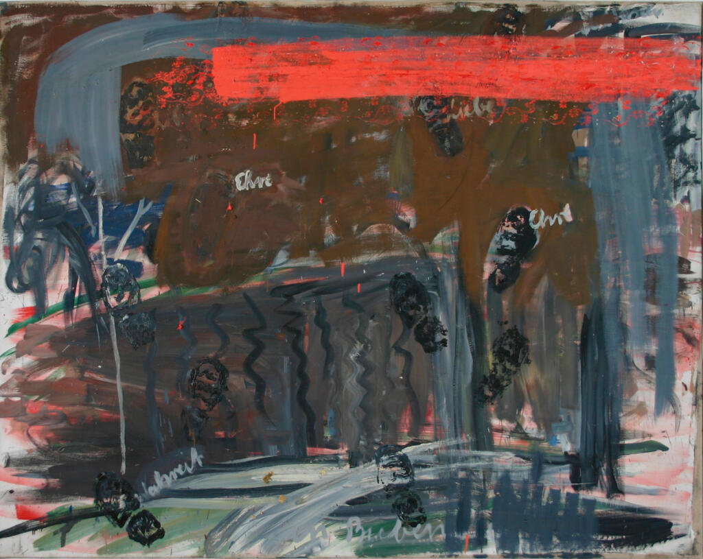 "Ehre", 1991, Öl auf Leinwand, 167 x 200 cm